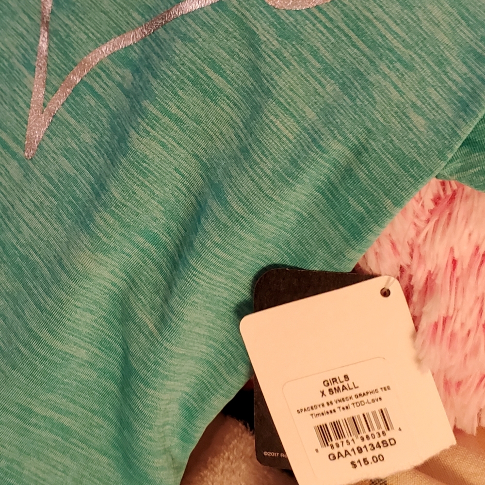 (NEW) GIRL'S Reebox Short Sleeve - Picture 2 of 4